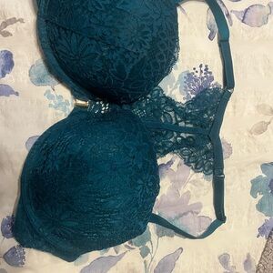 Auden Deep Teal Lace Bra